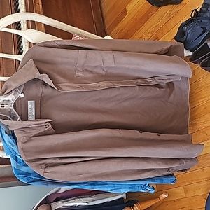 Pal zileri suede button up